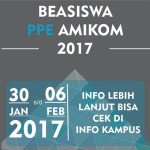 Informasi Beasiswa PPE STMIK AMIKOM Yogyakarta