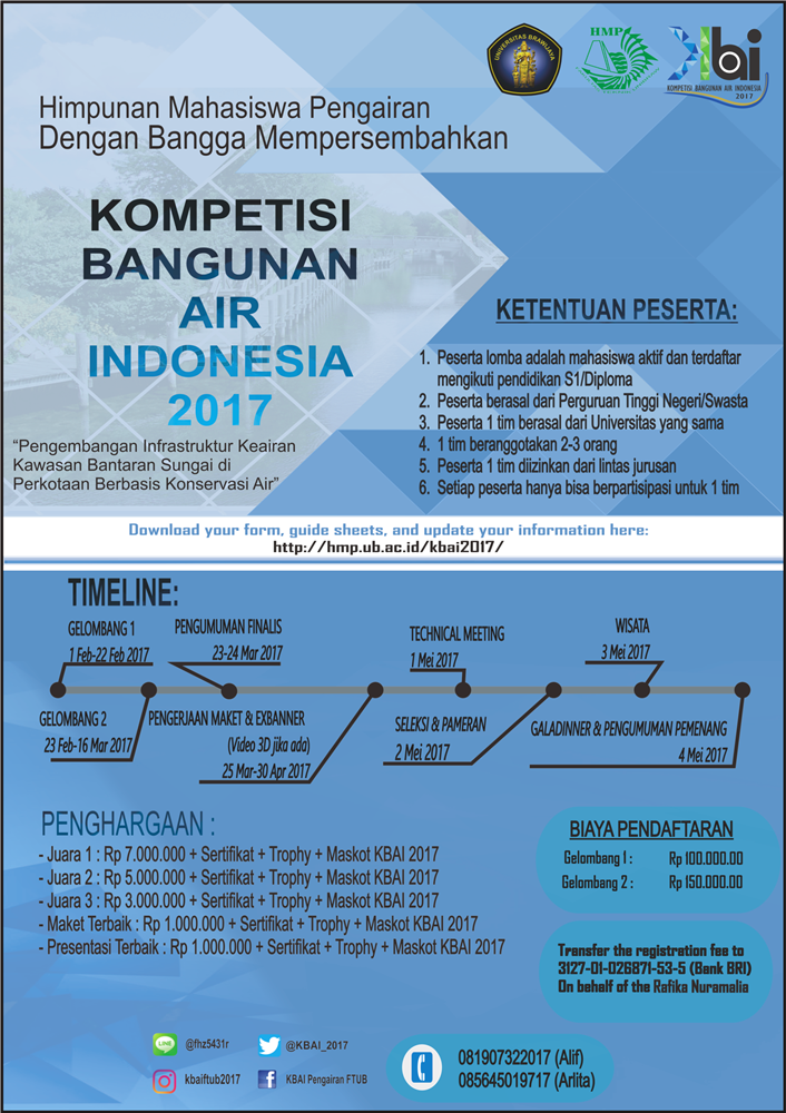 Kompetisi Bangunan Air Indonesia 2017