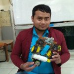 Mahasiswa Untag Surabaya Ciptakan Robot Pembersih Lantai