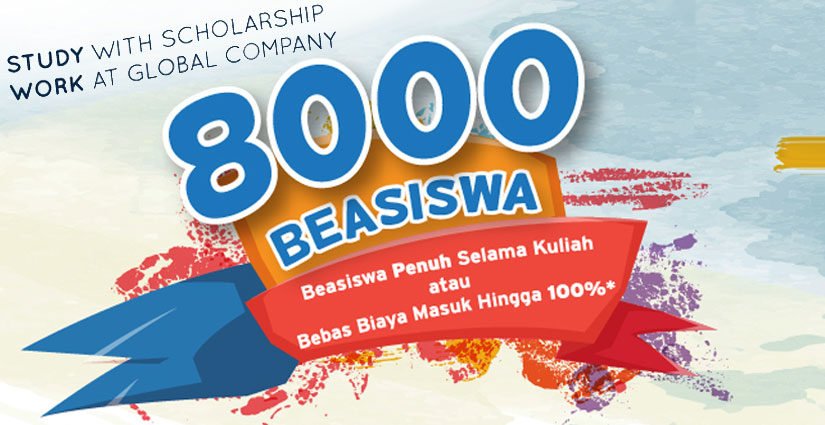 BINUS 8000 Beasiswa Bagi Mahasiswa Baru T.A 2018/2019