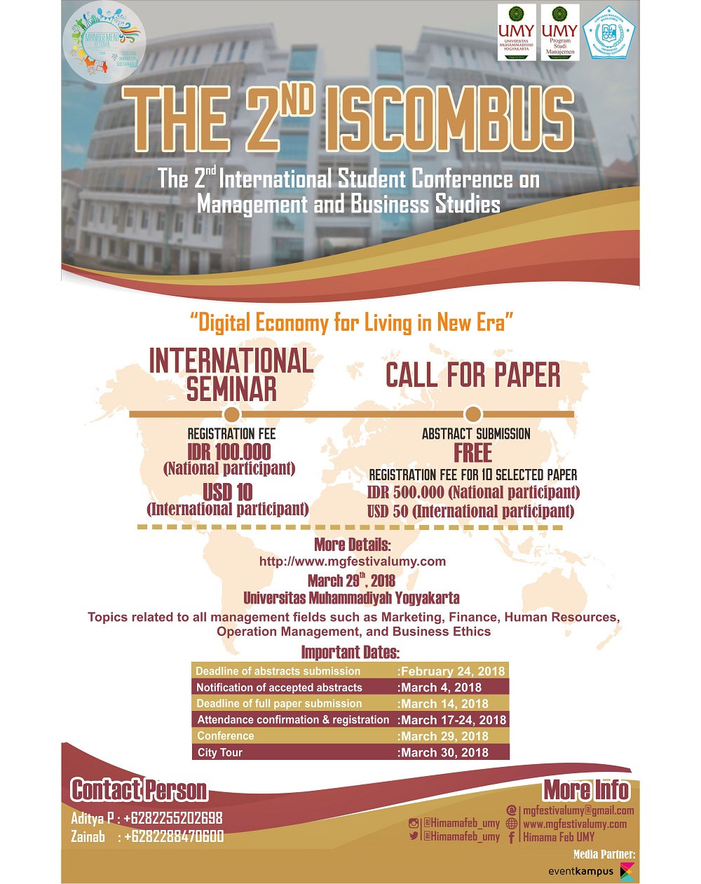 2nd-international-student-conference-management-business-studies-iscombus-2018
