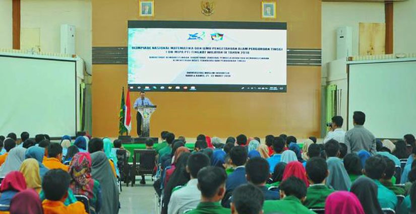 UMI Makassar Tuan Rumah Olimpiade Nasional MIPA Tingkat Wilayah IV